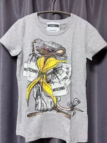 MOSCHINO COUTURE 그레이 T셔츠