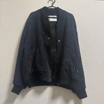 네이비 봄버 자켓 L 사이즈