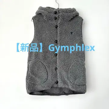 [미사용 새상품] Gymphlex 싸개 단추 보아 후디드 베스트 14
