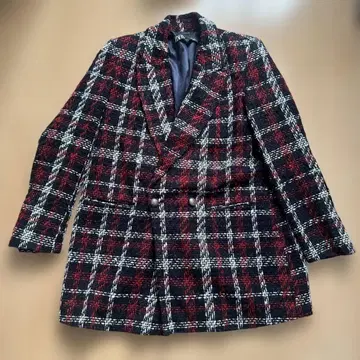 ZARA 테일러드 자켓 트위드 M