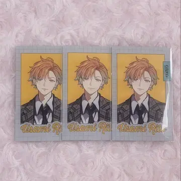 니지산지 우사미 리토 GRAY x ACCENT 폴라로이드풍 카드 스티커