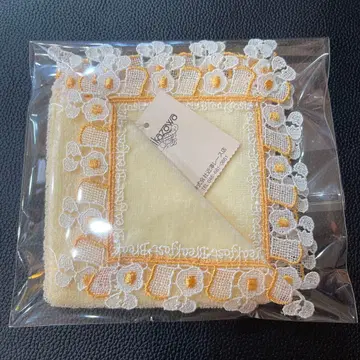 치카자와 레이스 아침 식사 크림 (연한 오렌지색) 계란 프라이