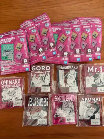 원피스 베이스샵 아크릴 블록 참 시모츠키 규마루 등