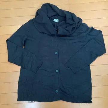 T.KUNITOMO 옷깃 디자인 니트 가디건