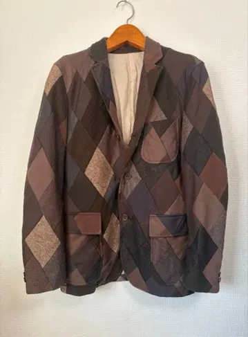 BEAMS PLUS 별주 TUBE 패치워크 테일러드 자켓