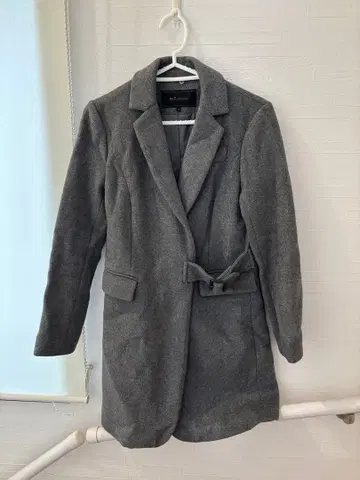 m.f.editorial 벨트 포함 그레이 코트 M 사이즈