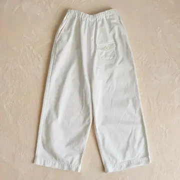 [새상품급] 고쉬 카츠라기 와이드 팬츠 화이트 사이즈 2