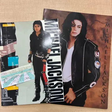 마이클 잭슨 팜플렛 2세트 + 티켓 반권
