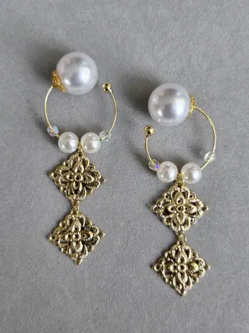 사토식 림프 케어 뷰티 커프 골드 스퀘어 시스루