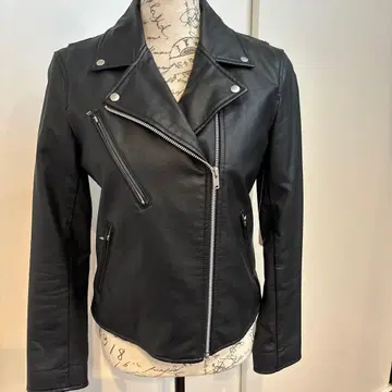 UNIQLO 라이더 자켓 인조 가죽 블랙 M 인조 가죽