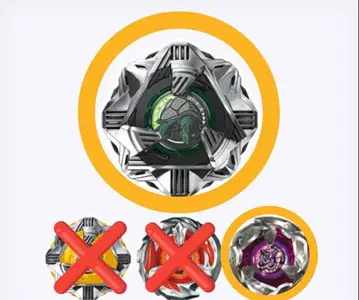 베이블레이드 X 블랙쉘 4-60D 바이퍼테일 5 70D 묶음 판매