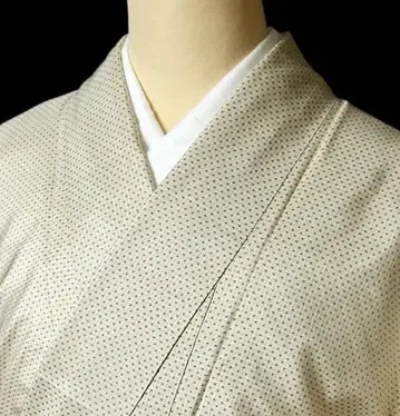 7816 본고장 화이트 오시마 명주 경위 남자 무늬 새상품급