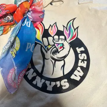 쟈니즈WEST 캔버스 백 스카프 포함