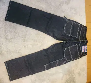 [ 새상품 ] FAT 다크 블루 스트레이트 청바지