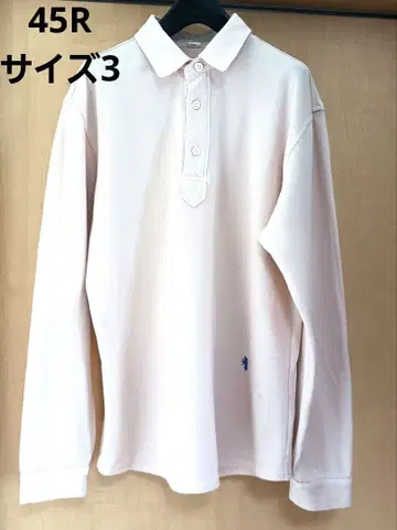 수피마 카노코 908 로퍼 버튼 다운 피케 셔츠 03 M 사이즈 산벚꽃