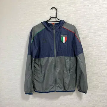 푸마 이탈리아 대표팀 FIGC 저지 후드티 S 네이비 그레이