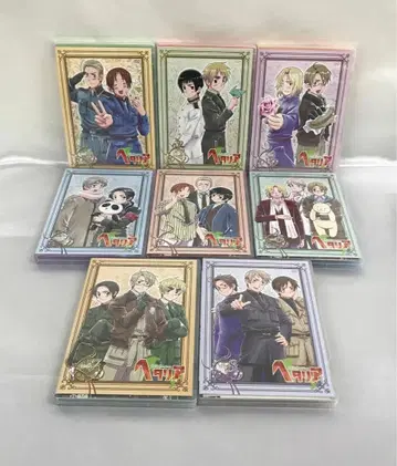 헤타리아 Axis Powers 최초 한정판 전 8권 세트 DVD