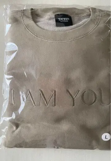 후지이 카제 I AM YOU 맨투맨 L 사이즈 베이지