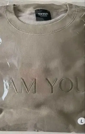 후지이 카제 I AM YOU 맨투맨 L 사이즈 베이지