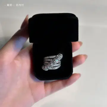 유품 정리 일점물 앤티크 빈티지 실버 반지 다이아몬드