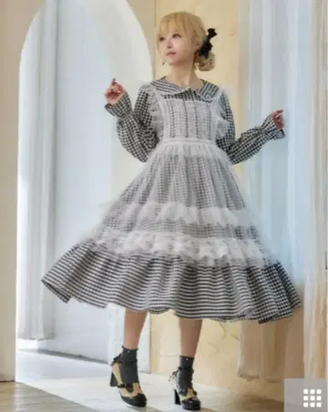 [ M 사이즈 ] 시마무라 호시나 사쿠라코 씨 돌리 튤 에이프런