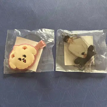 밤굿 헤어 클립 봄구 아크릴 키링 세트