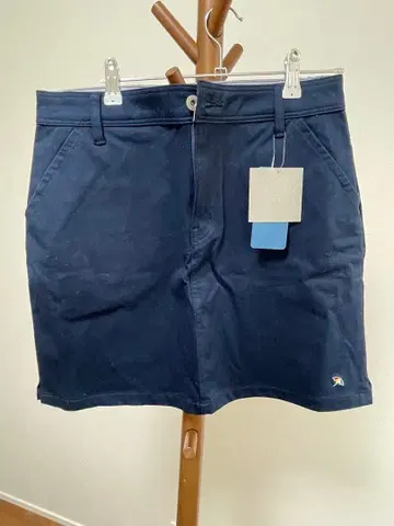 네이비 스커트 사이즈 11 우산 자수