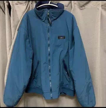 80s LLBean 웜업 자켓 블루