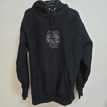 Example GOD BLESS YOU 후드티 L 사이즈