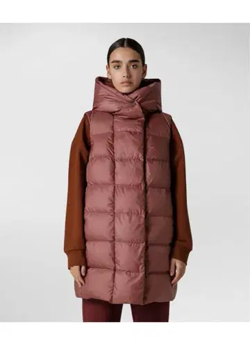 PEUTEREY 40 사이즈 살몬 핑크 다운 베스트