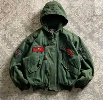 HORSE POWERS 후드 부착 MA-1 자켓