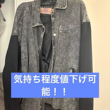 데님 자켓풍 그레이 블랙