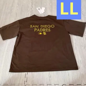 MLB 샌디에이고 파드레스 T셔츠 LL 브라운 여성용
