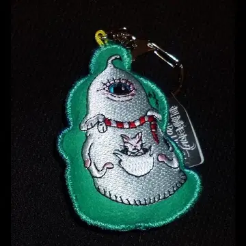 히구치 유코 서커스전 하나메짱 자수 키링