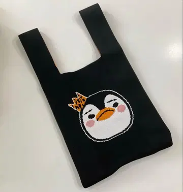 2PM 준호 펭귄 니트 백 대