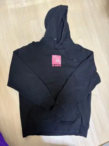 XLARGE 블랙 후드티