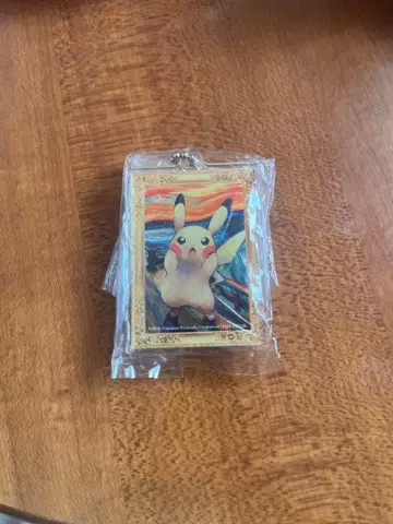 피카츄 뭉크 가챠 키링