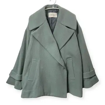 [ 코코딜 ] 새상품급 숏코트 루즈핏 오버 사이즈 새싹색 2