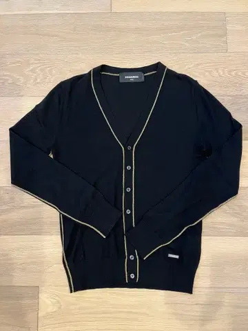 [ 거의 새상품 ] DSQUARED2 블랙 가디건 XXS