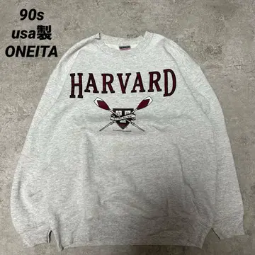 90s usa ONEITA 하버드대 크루넥 맨투맨