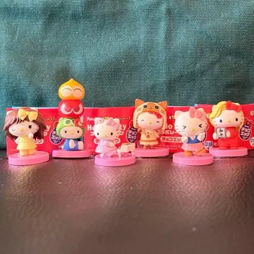 헬로키티 피규어 6개 세트