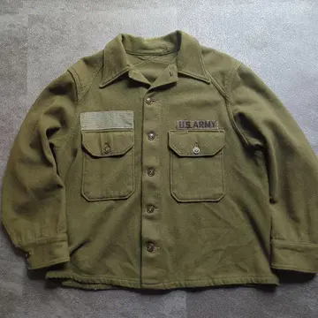 50s U.S. ARMY OG-108 전반기 울 셔츠 올리브 그린