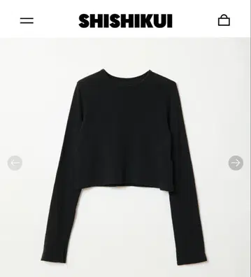 SHISHIKUI 롱 T 블랙