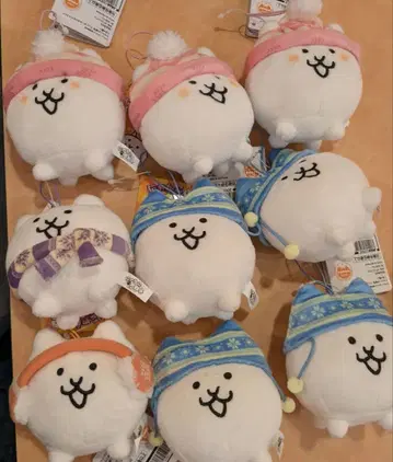 냥코 대전쟁 윈터 스타일 마스코트 4종 세트 13주년