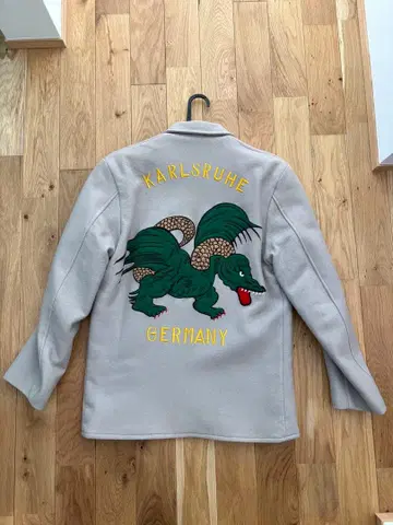 칼스루헤 드래곤 자수 밀리터리 자켓 수베니어