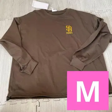 새상품 파드레스 MLB 긴팔T셔츠 롱t 여성용 M 브라운