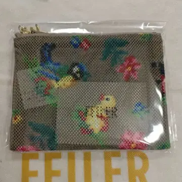 페일러 하이디 메쉬 파우치 베이지 미니