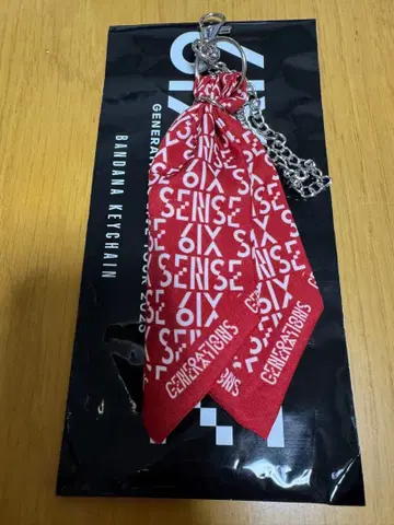 시라하마 아란 GENERATIONS 6IX SENSE 반다나 키체인