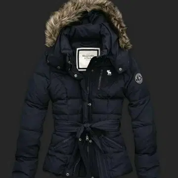 Abercrombie & Fitch 다운 자켓 S 네이비