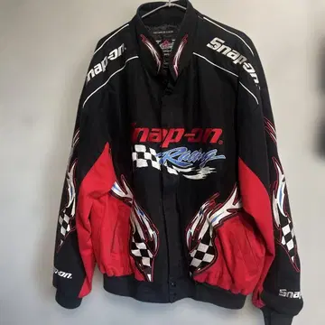 구제 의류 CHOKO Motorsports 스냅온 레이싱 자켓 빨간색